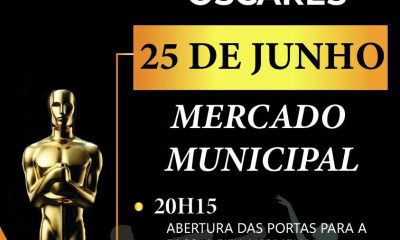 V Sentir Portalegre: Gala dos Óscares, dia 25 de junho, às 21h30, no Mercado Mun…