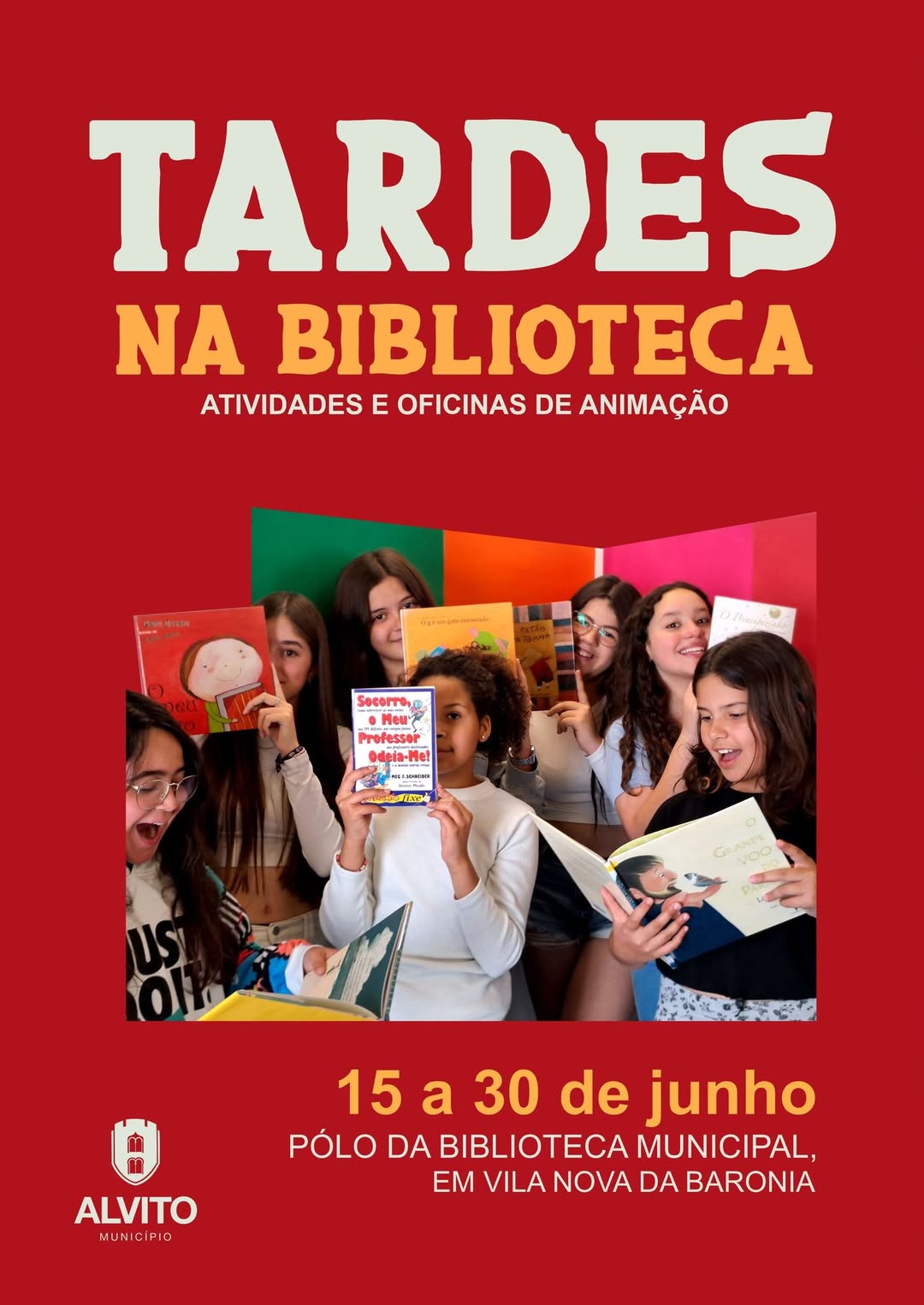 Tardes na Biblioteca 

De 15 a 30 de junho, há atividades e oficinas de animação…