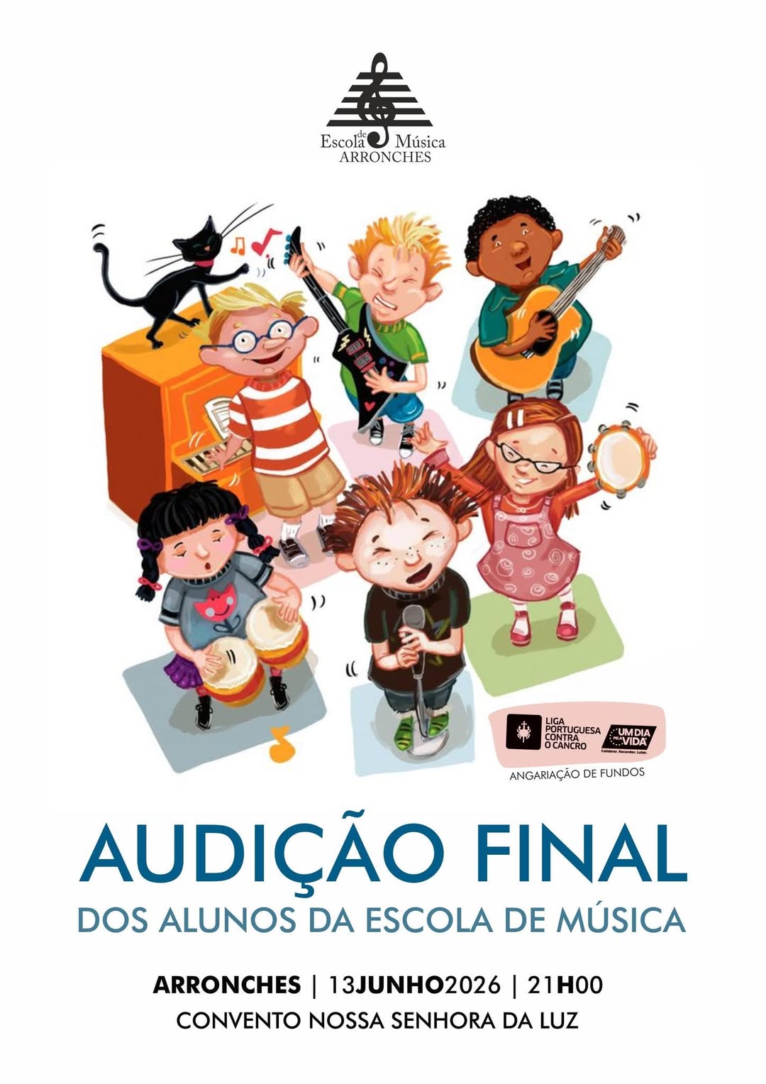 AUDIÇÃO FINAL DOS ALUNOS DA ESCOLA DE MÚSICA

(Integrada nas Festas de São João)…