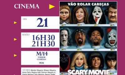 CINE ALTER
 21 JUNHO 

SCARY MOVIE 6 
Cineteatro de Alter do Chão – 16H30 e 21…