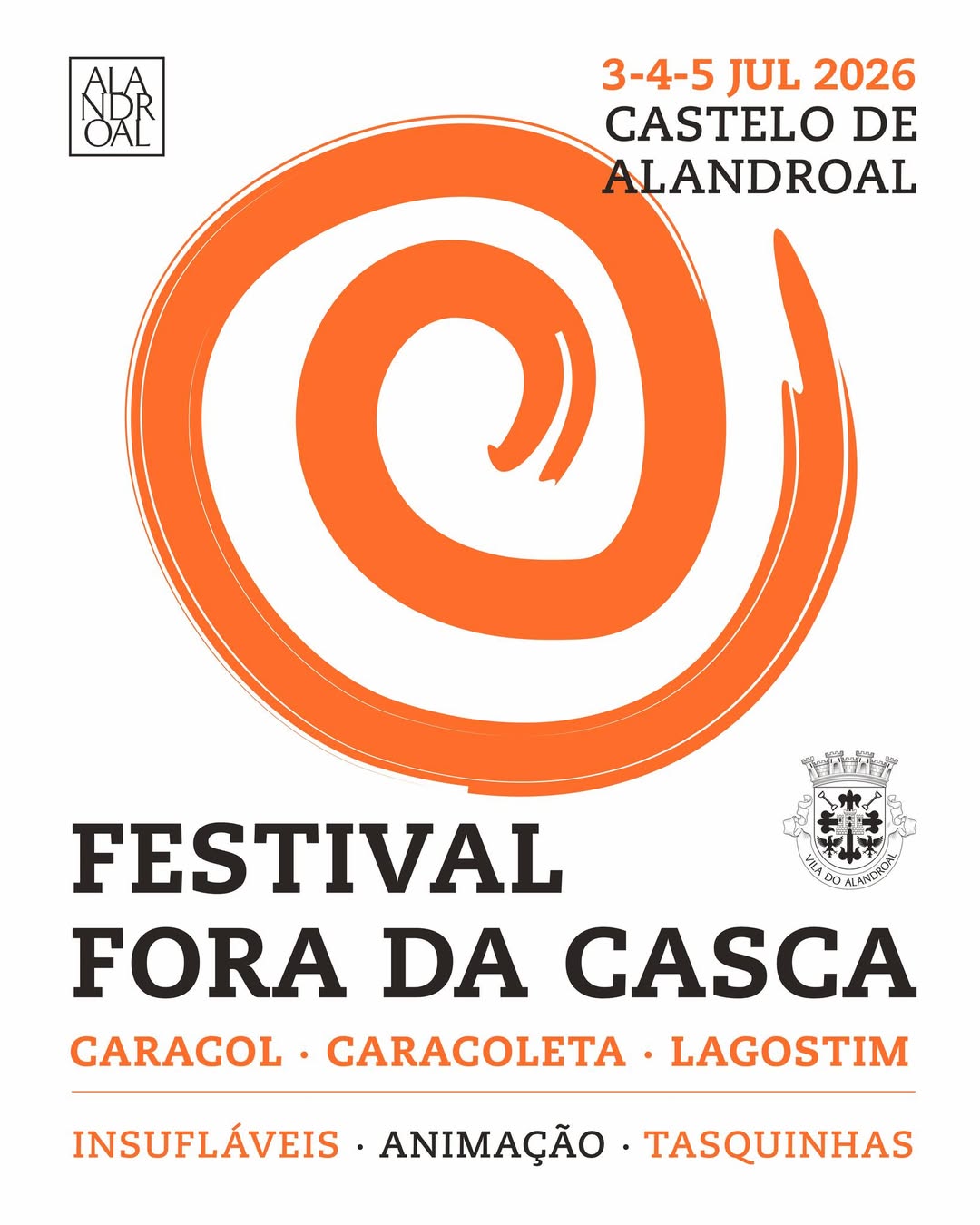 Guarde as datas do próximo  Festival Fora da Casca 
 3, 4 e 5 de julho
Castelo d…