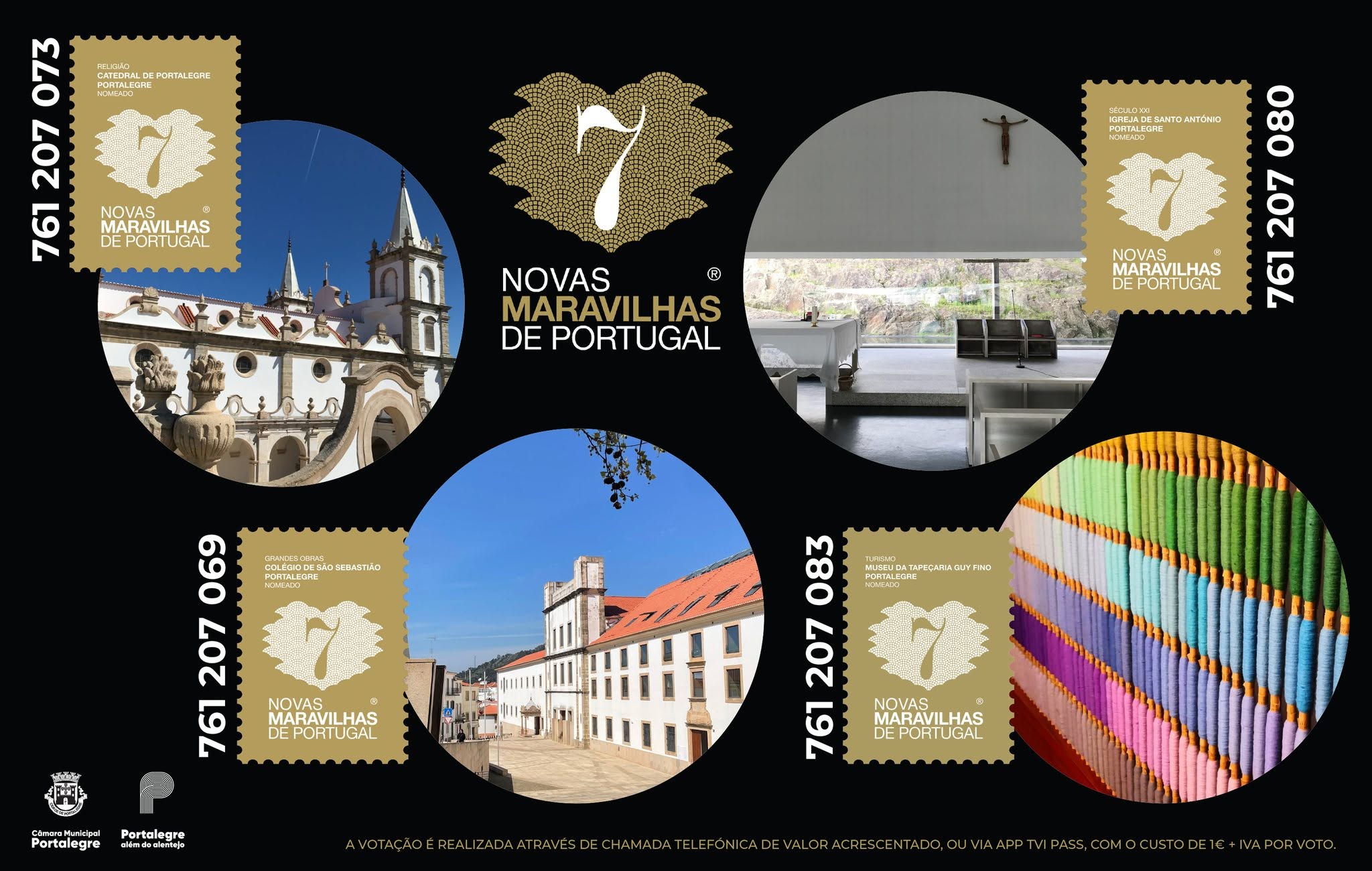 Portalegre está nas meias-finais das 7 novas Maravilhas de Portugal, representad…