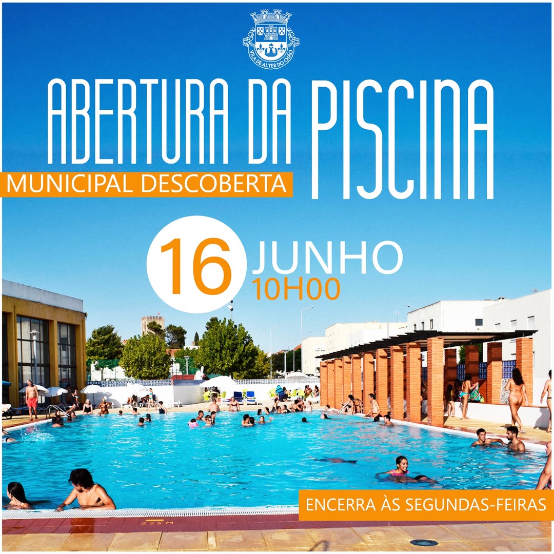 Reabertura da Piscina Municipal Descoberta

Informamos os nossos munícipes que …