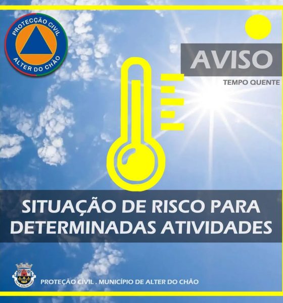 ATENÇÃO  
 
AVISO  METEOROLÓGICO – AMARELO

– Aviso Meteorológico Amarelo para T…
