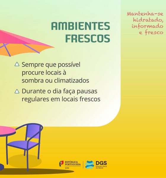 ATENÇÃO 

Tendo em consideração a previsão de temperaturas muito elevadas para o…