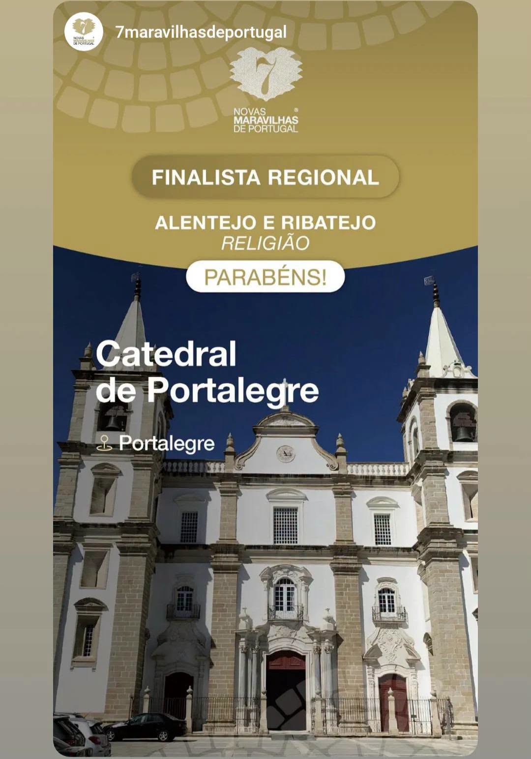 Catedral de Portalegre é finalista

A nossa Catedral está na final das 7 Novas M…