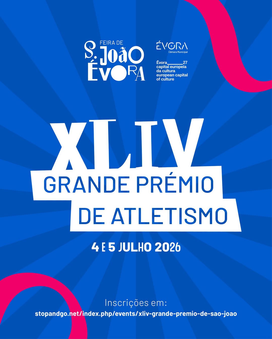 ATENÇÃO: As inscrições para o Grande Prémio de Atletismo de S. João encerram dia…