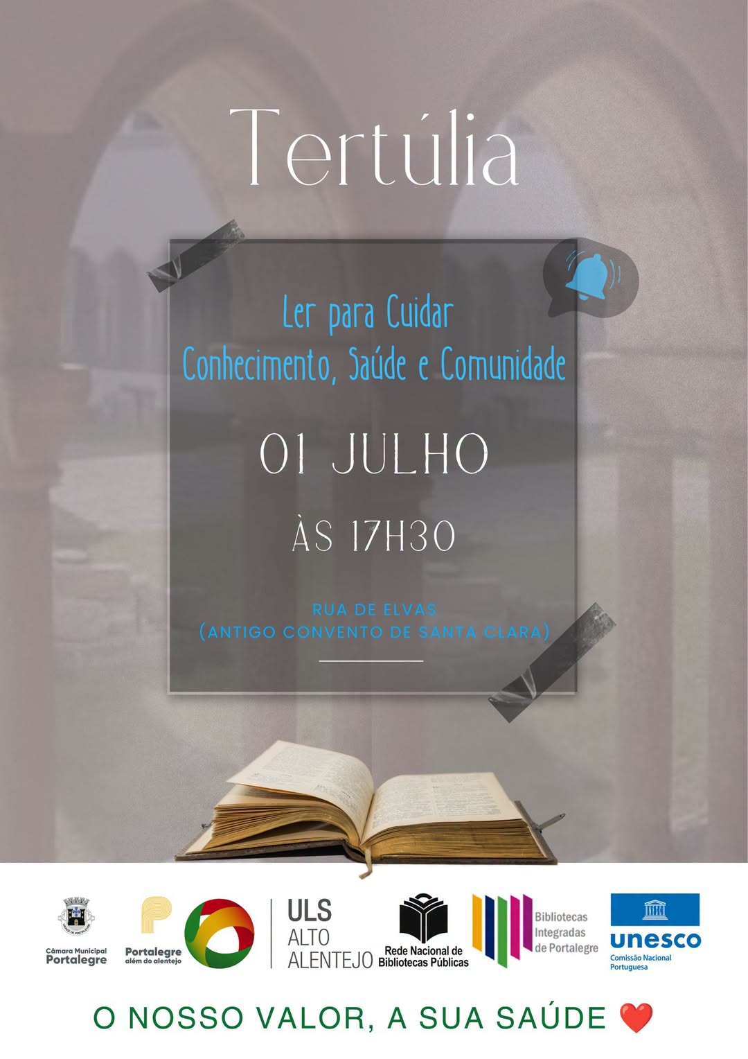 DIVULGAÇÃO DE ATIVIDADES A DECORRER NO CONCELHO (Biblioteca Municipal de Portal…