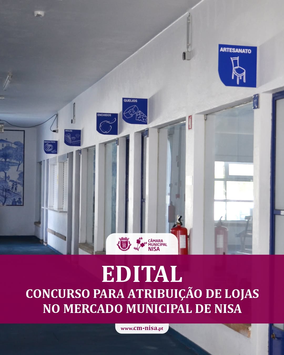 𝐂𝐨𝐧𝐜𝐮𝐫𝐬𝐨 𝐩𝐚𝐫𝐚 𝐀𝐭𝐫𝐢𝐛𝐮𝐢𝐜̧𝐚̃𝐨 𝐝𝐞 𝐋𝐨𝐣𝐚𝐬 𝐧𝐨 𝐌𝐞𝐫𝐜𝐚𝐝𝐨 𝐌𝐮𝐧𝐢𝐜𝐢𝐩𝐚𝐥 𝐝𝐞 𝐍𝐢𝐬𝐚
A Câmara Munic… 𝐂𝐨𝐧𝐜𝐮𝐫𝐬𝐨 𝐩𝐚𝐫𝐚 𝐀𝐭𝐫𝐢𝐛𝐮𝐢𝐜̧𝐚̃𝐨 𝐝𝐞 𝐋𝐨𝐣𝐚𝐬 𝐧𝐨 𝐌𝐞𝐫𝐜𝐚𝐝𝐨 𝐌𝐮𝐧𝐢𝐜𝐢𝐩𝐚𝐥 𝐝𝐞 𝐍𝐢𝐬𝐚
A Câmara Munic…