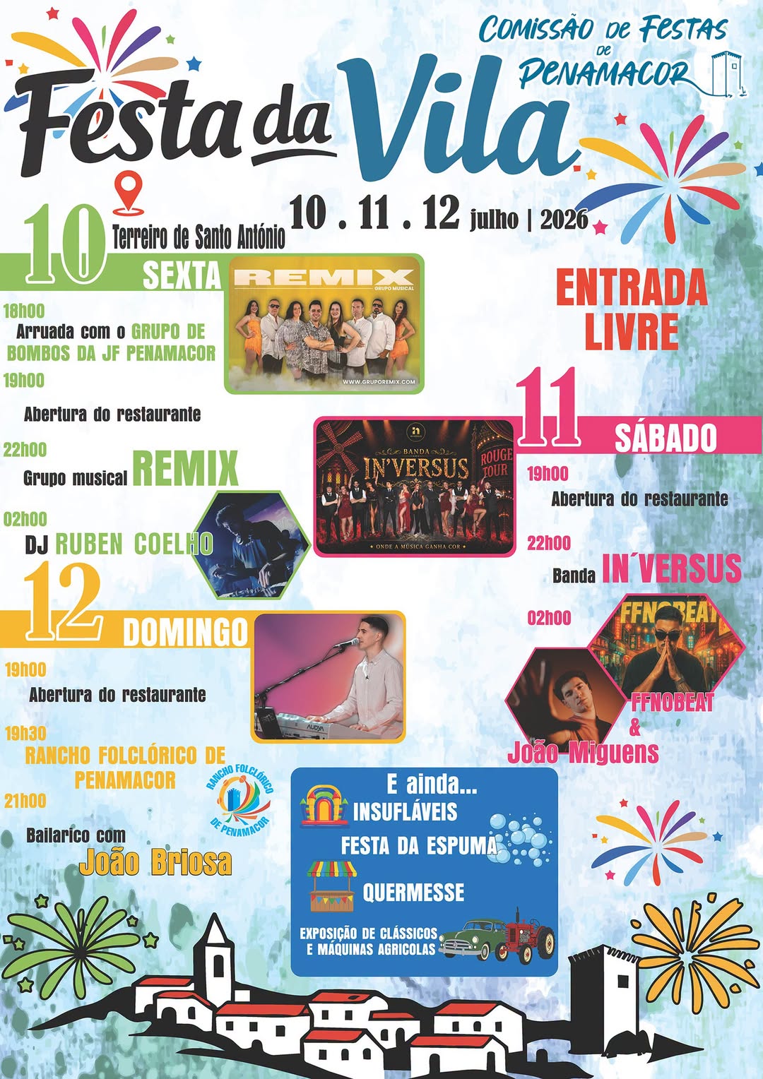 Festa da Vila de Penamacor traz três dias de espetáculos e convívio

A Festa da …