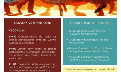 43.º ENCONTRO DE GRUPOS DE DANÇAS E CANTARES ETNOGRÁFICOS

Dia 27 de junho (sába…