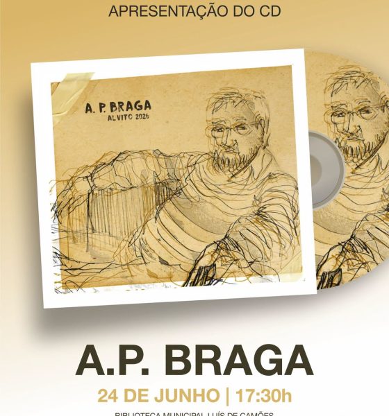 António Pedro Braga apresenta o novo CD na Biblioteca Municipal de Alvito, dia 2…