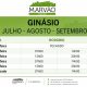 Estes são os horários de funcionamento do Ginásio Municipal de Santo António da…
