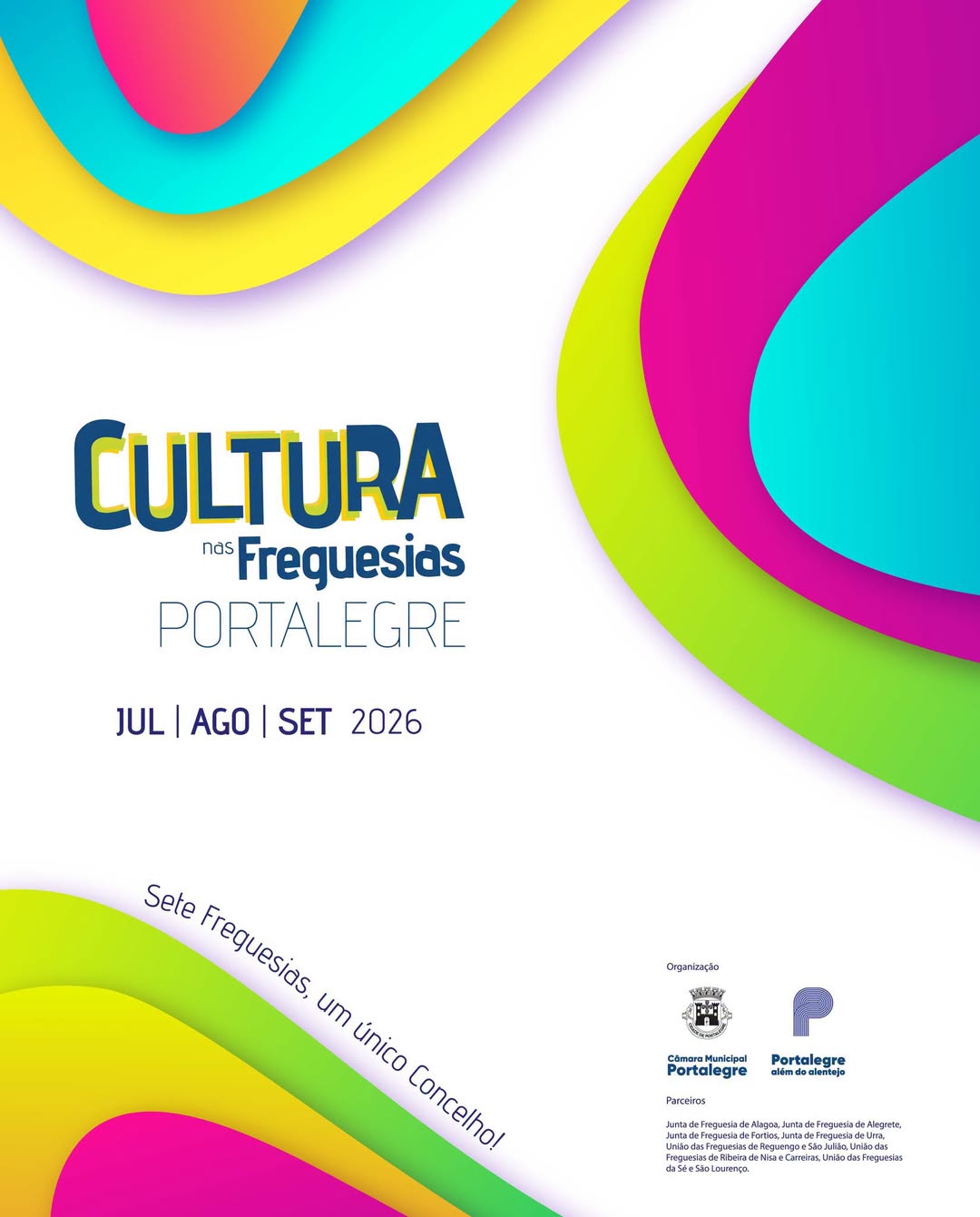 CULTURA NAS FREGUESIAS 2026! 
De julho a setembro, todas as freguesias do concel…