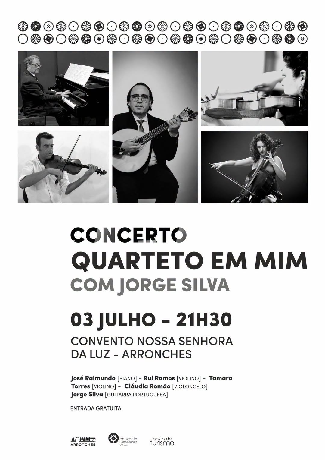 CONCERTO | QUARTETO EM MIM COM JORGE SILVA

Dia 3 de julho (sexta-feira), pelas …