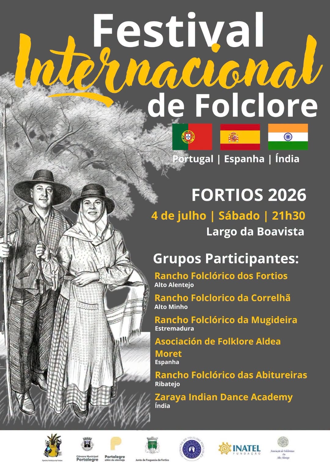 DIVULGAÇÃO DE ATIVIDADES A DECORRER NO CONCELHO (Fortios)
Com o apoio do Municí…