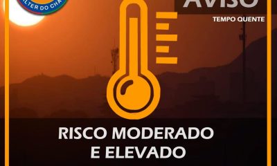 ATENÇÃO 
 
AVISO  METEOROLÓGICO – LARANJA 

– Aviso Meteorológico Laranja para T…