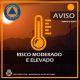 ATENÇÃO 
 
AVISO  METEOROLÓGICO – LARANJA 

– Aviso Meteorológico Laranja para T…