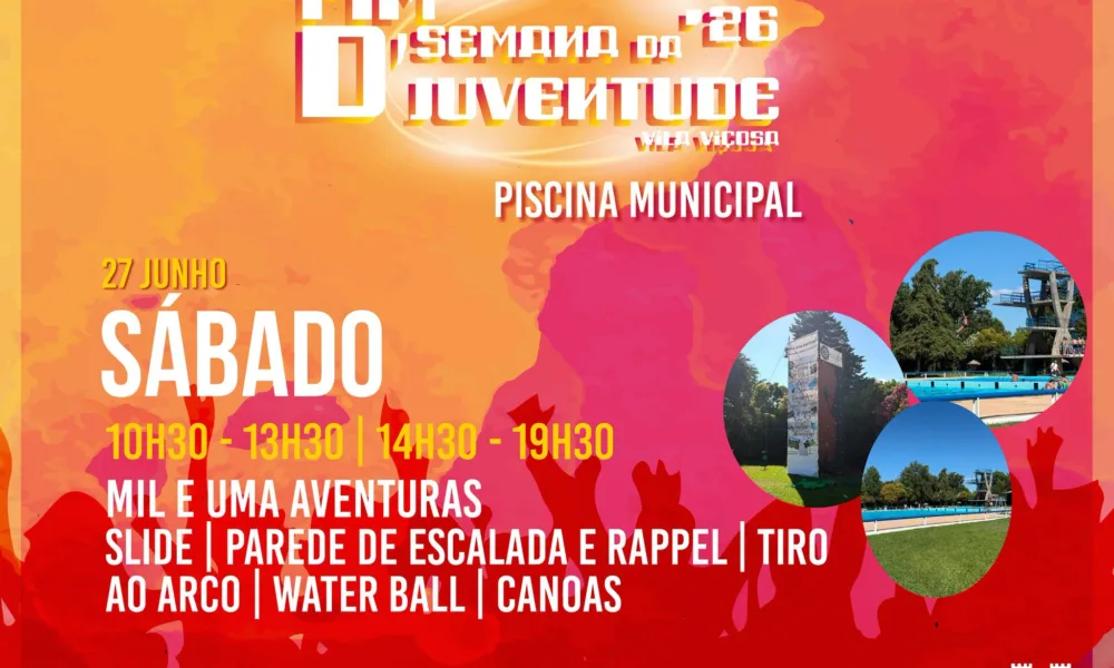 A aventura está à tua espera no Fim de Semana da Juventude! 

Amanhã, 27 de jun…