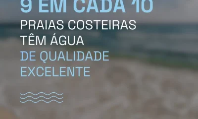 A chegada do verão faz disparar a afluência às praias do país.

Em Portugal, 90%…