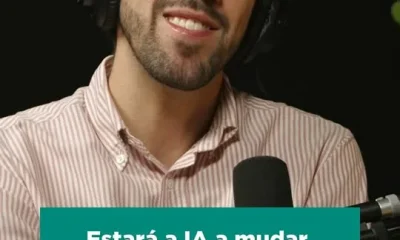 A inteligência artificial está a mudar não só a forma como escrevemos, mas també…