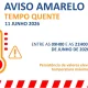 AVISO AMARELO | TEMPO QUENTE | 11 JUNHO 
 Entre as 9h00 e as 21h00 do dia 11 de…