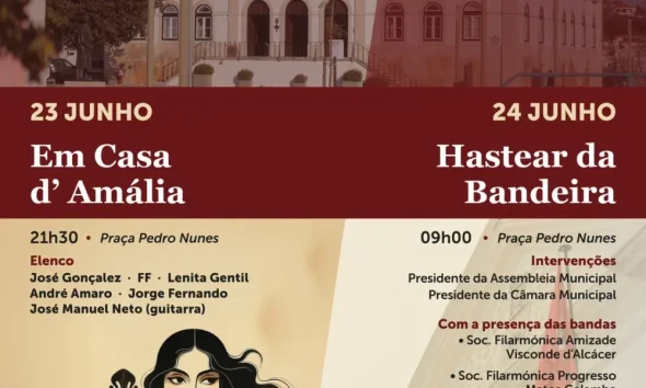 Alcácer do Sal assinala Dia do Concelho com figuras do Fado e cerimónia solene

…