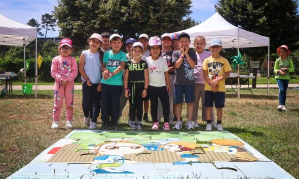 Alunos do Couto Mineiro do Pejão participam em ação ecológica da Ambisousa para assinalar Dia Mundial do Ambiente