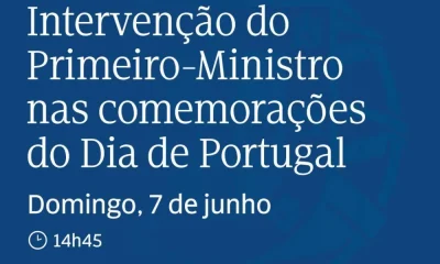 Assista à transmissão em direto da Intervenção do Primeiro-Ministro nas Comemora…