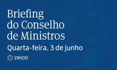 Assista à transmissão em direto do Briefing do Conselho de Ministros nas redes s…