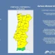 Atenção aos Avisos Meteorológicos para hoje e amanhã em Portugal Continental  
…