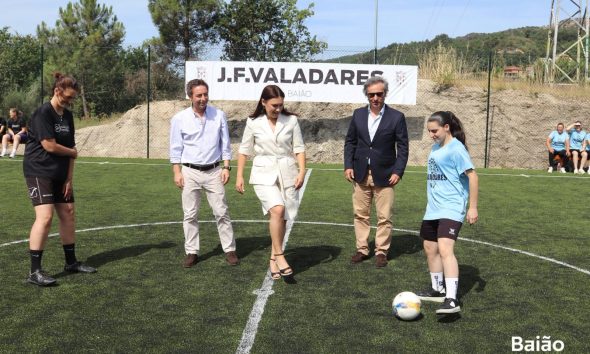 Baião inaugura novo polidesportivo com relva artificial em Valadares com investimento de 110 mil euros