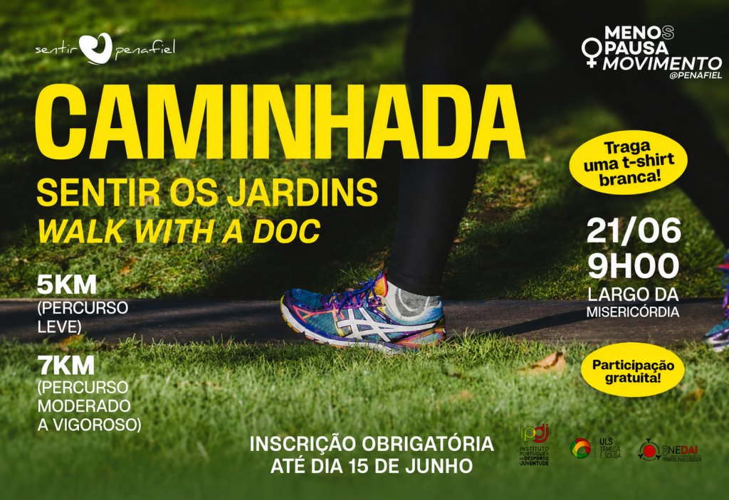 Caminhada convida população a descobrir os jardins de Penafiel com acompanhamento médico
