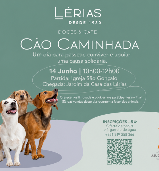 Cãominhada solidária leva participantes pelas ruas de Amarante para apoiar animais abandonados