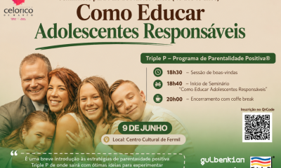 Celorico de Basto promove seminário para ajudar famílias a educar adolescentes responsáveis