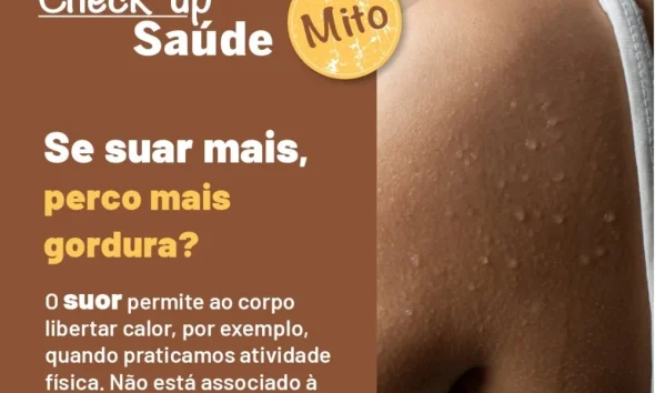 Check-up Saúde: se suar mais, perde mais gordura?
Conheça os mitos mais frequent…