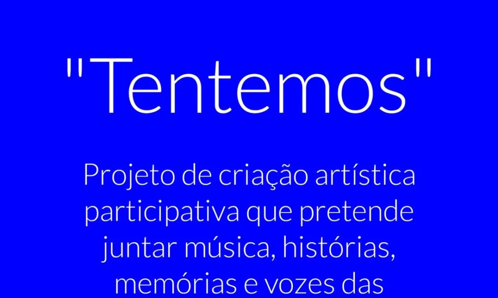 Convite à participação: espetáculo participativo “Tentemos”. 

Lançamos hoje um…