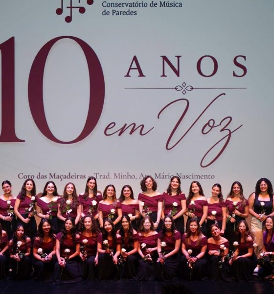 Coro Feminino do Conservatório de Música de Paredes celebra 10 anos com concerto emotivo no Centro Cultural