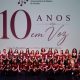 Coro Feminino do Conservatório de Música de Paredes celebra 10 anos com concerto emotivo no Centro Cultural