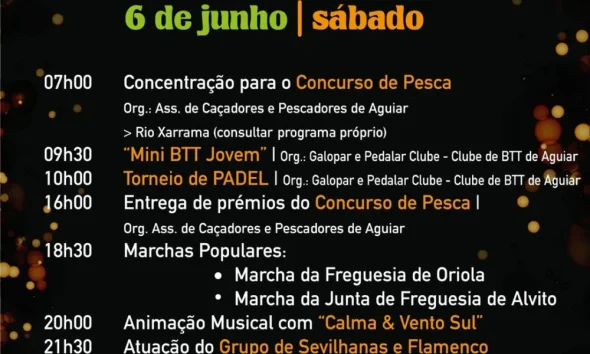 E o sábado, como vai ser? 

Na Festa da Primavera, claro! 

5, 6 e 7 junho, em …