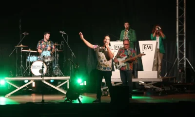 Em palco na Festa da Primavera , em Aguiar, Emanuel Moura – Artista, num concer…