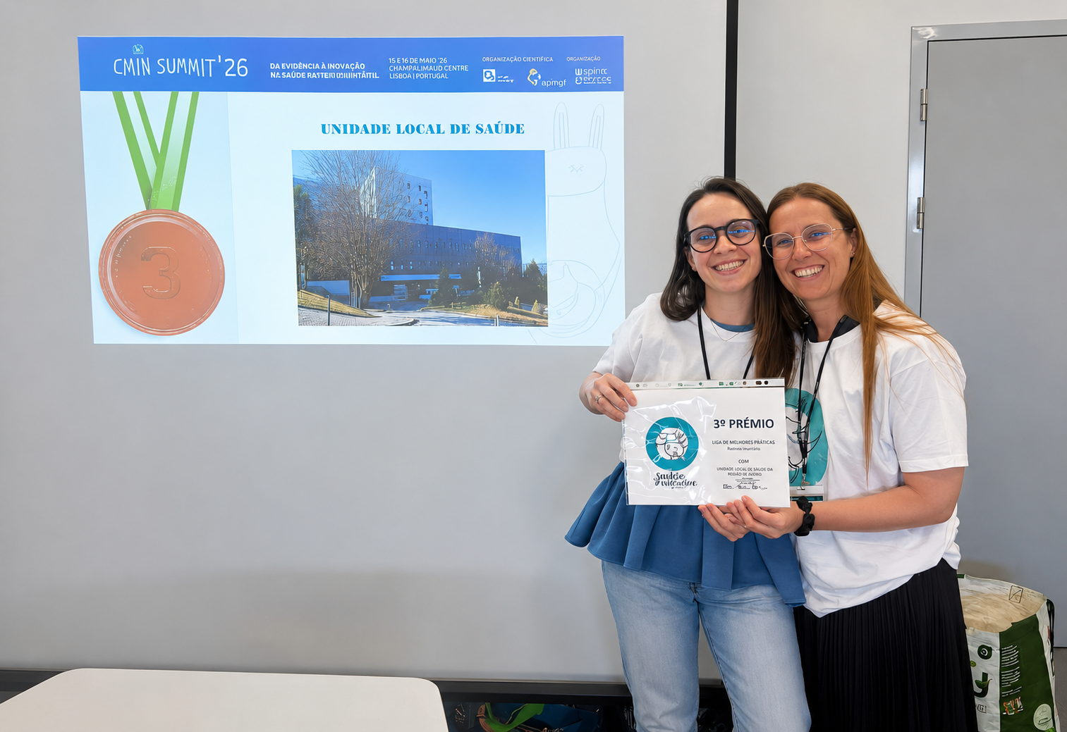 Enfermeiras da ULSTS conquistam 3.º prémio nas Olimpíadas de Enfermagem do Centro Materno Infantil do Norte