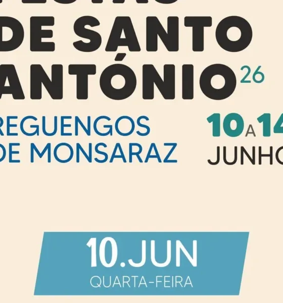 Festas de Santo António | Programa de 10 de Junho

Amanhã, quarta-feira, o feria…