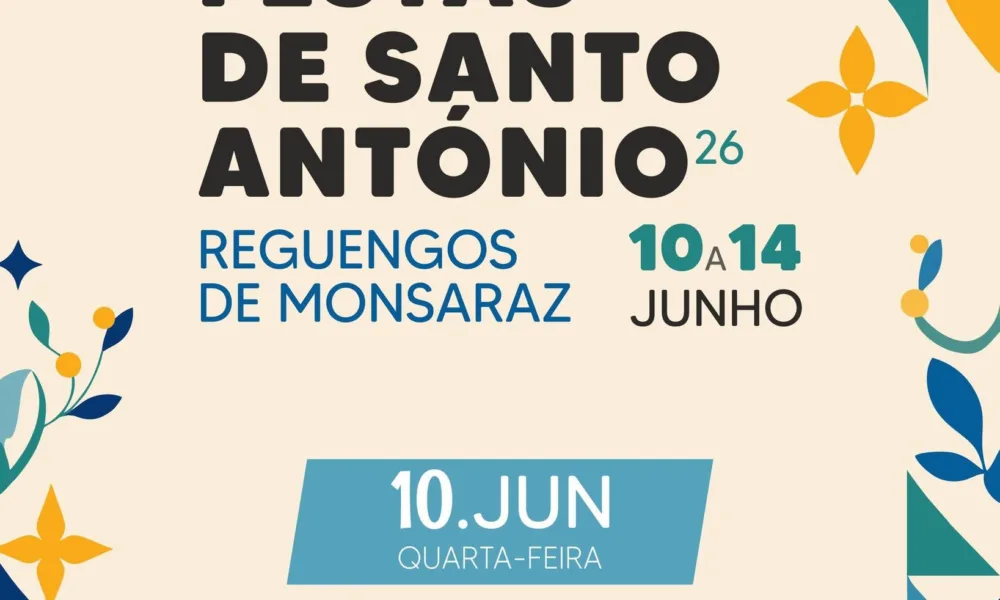 Festas de Santo António | Programa de 10 de Junho

Amanhã, quarta-feira, o feria…