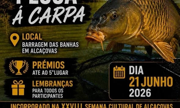 IV Convívio Piscatório | 21 de junho | 6h30 | Concentração na Barragem
28ª Seman…