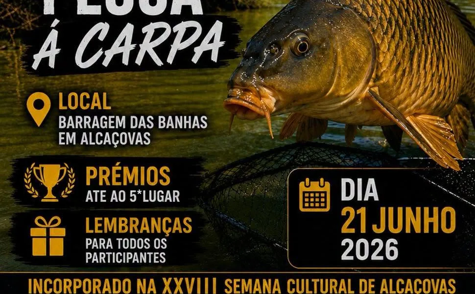 IV Convívio Piscatório | 21 de junho | 6h30 | Concentração na Barragem
28ª Seman…