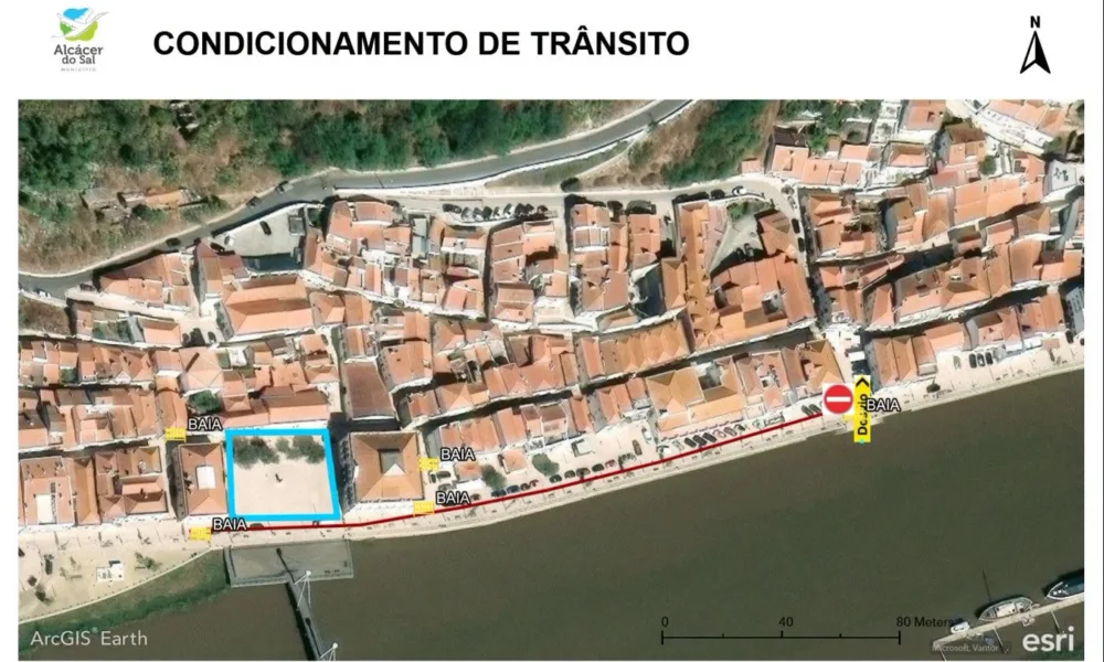Interrupção de trânsito 

A circulação de veículos vai estar interrompida na no…
