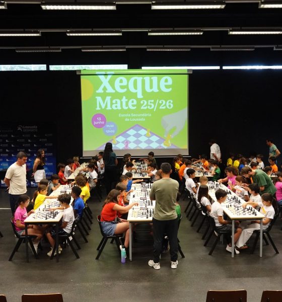 Lousada organiza Torneio Xeque-Mate com 66 alunos de escolas do 1.º ciclo na Escola Secundária