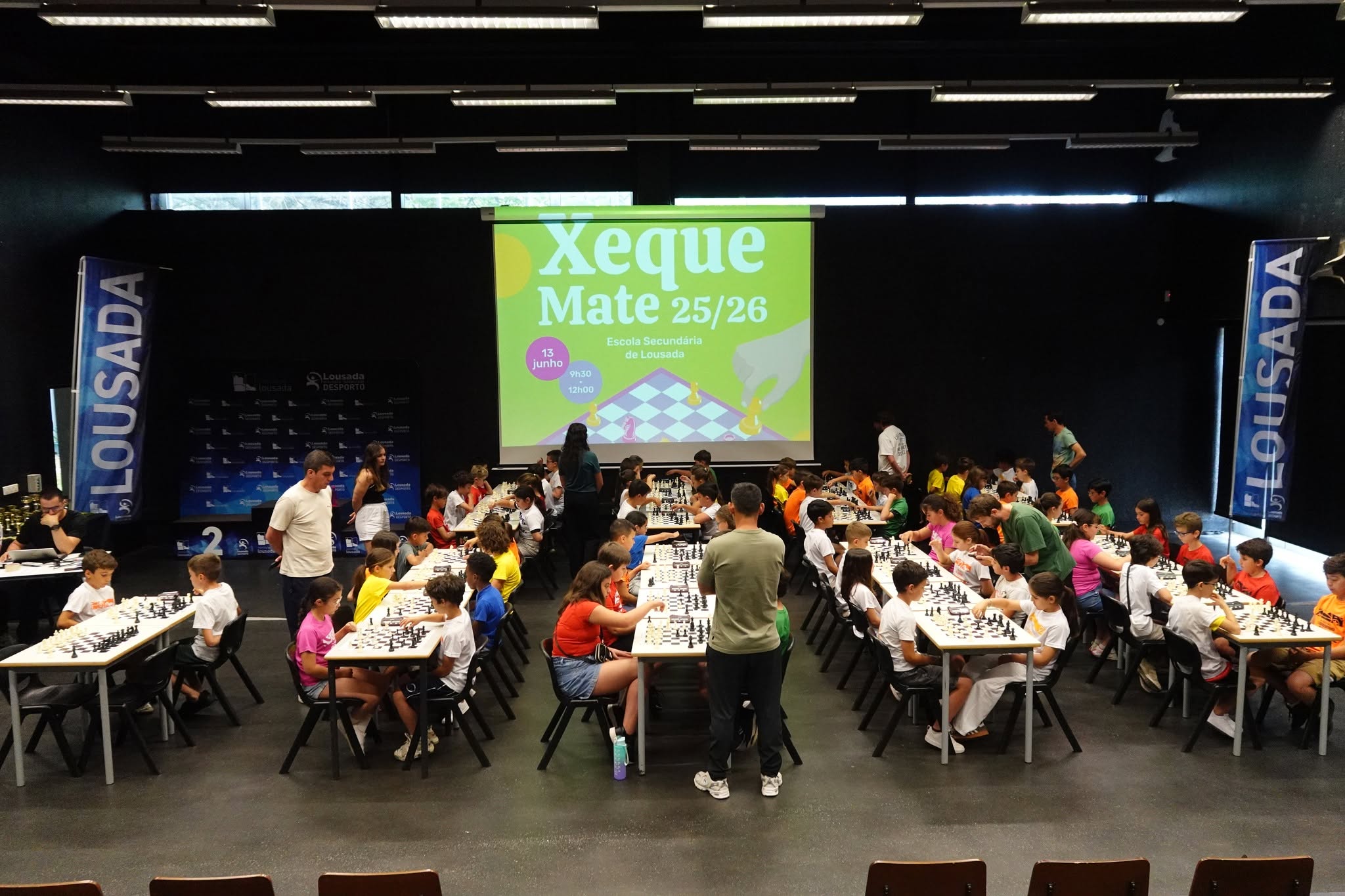 Lousada organiza Torneio Xeque-Mate com 66 alunos de escolas do 1.º ciclo na Escola Secundária