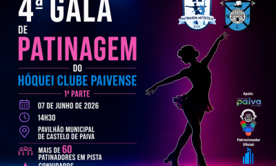 Mais de 60 atletas sobem à pista na 4.ª Gala de Patinagem do Hóquei Clube Paivense